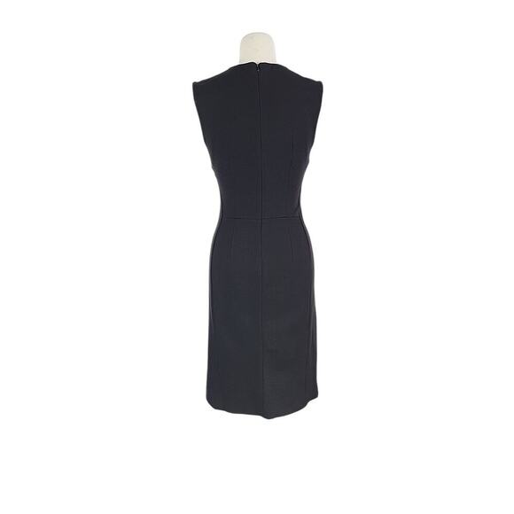 M.M. LAFLEUR Katie Dress Black Sleeveless Size 10 Sheath Crew Neck Work Office - Picture 6 of 15